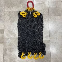 Grade 80 - 10 mm 6 metre Kısaltmalı Dörtlü Zincir Sapan