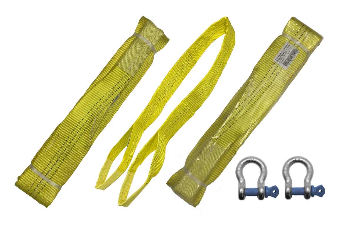 3 Ton 4 Metre Araba Çekme Halatı Takımı