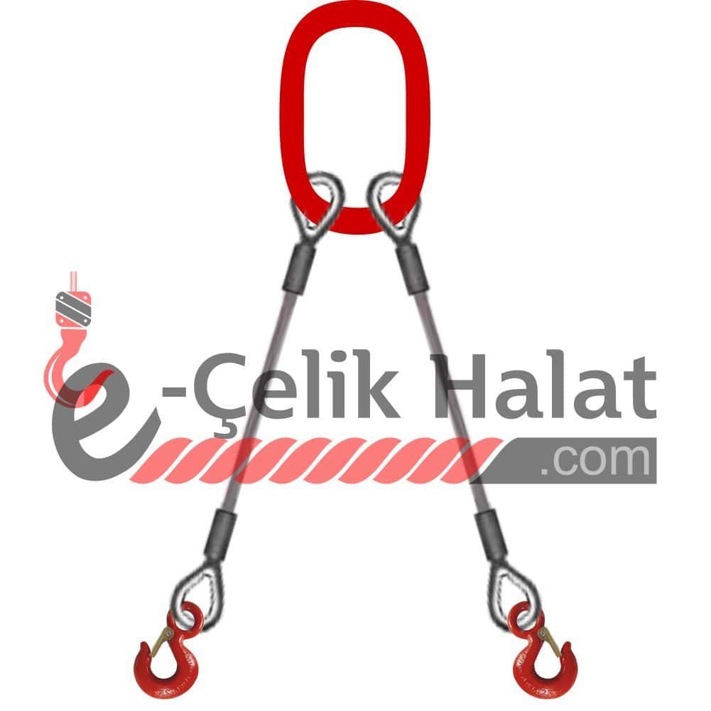 İki Kollu Çelik Halat Sapan