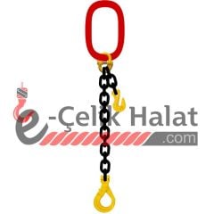 Grade 80 Tek Kollu Zincir Sapan