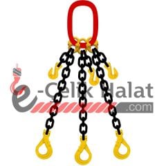 Grade 80 Üç Kollu Zincir Sapan